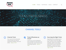 Tablet Screenshot of channel-tools.co.uk